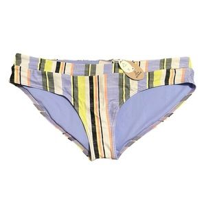 Prana Presolana UPF 50 Swim Bottom Morning Glory Stripe L & XS